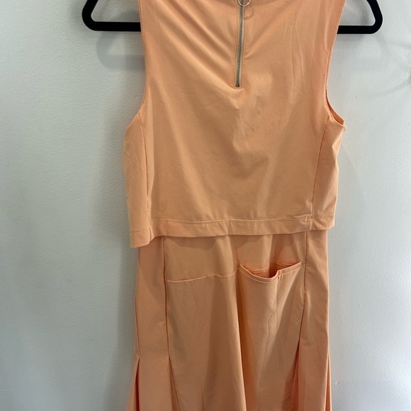 Nike Women's XSmall GOLF FLEX ACE DRESS Peach - Picture 3 of 5